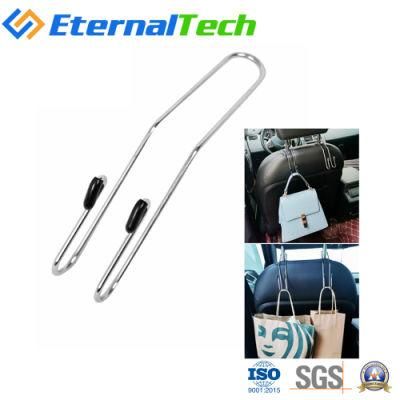 OEM Stainless Steel Car Hooks Headrest Hooks for Purses and Bags