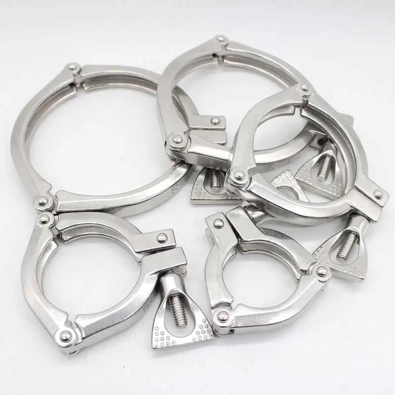 Lost Wax Casting Pipe Fitting Stainless Steel Three Section Clamp