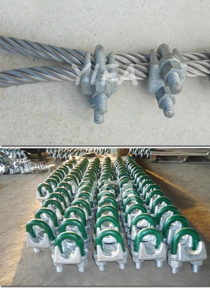 Galvanized Simplex Single Wire Rope Clips Hardware Wire Clamp