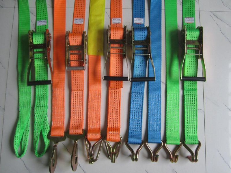 High Quality Polyester Ratchet Tie Down Strap