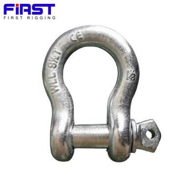 U. S. Type Drop Forged Alloy Steel G209 Hardware Shackle