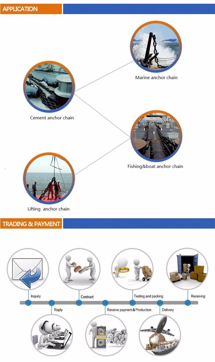 Marine Mooring Metal Studless Anchor Chain for Ship