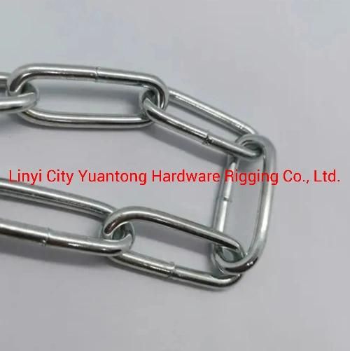 Factory Supply Welded Galvanized DIN5685c Long Link Chain