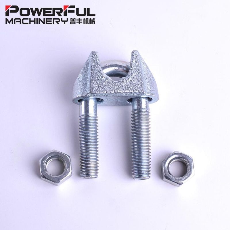 Us Type Zinc Plated Malleable Clamps or Wire Rope Clips