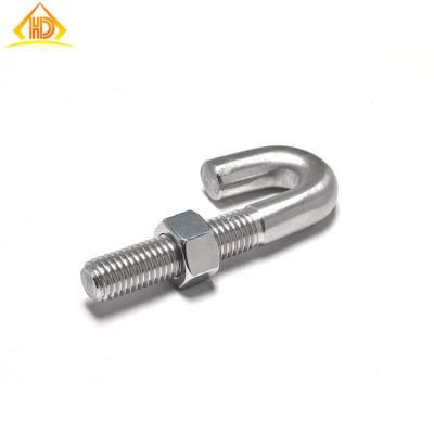 M3 M4 M6 M8 M10 M12 Expansion Anchor Bolt Bending Bolt A2 A4 Carbon Steel Zinc Plated Eye J Bolt