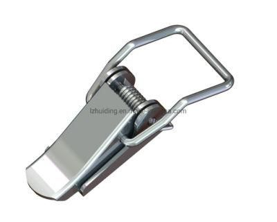 Stainless Steel Spring Loaded Draw Latch, SS304 Toggle Latch Fastener for Vibration Equipment Motorbikes, Trains