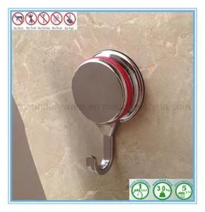 Silicone Suction Cup Clothes Hook in Chromed Plated with Ce, RoHS Approved