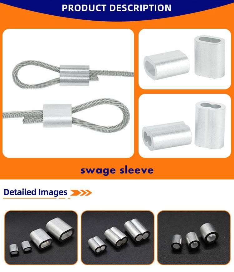 Aluminum Ferrules 1.5mm for Cable to Form Loop