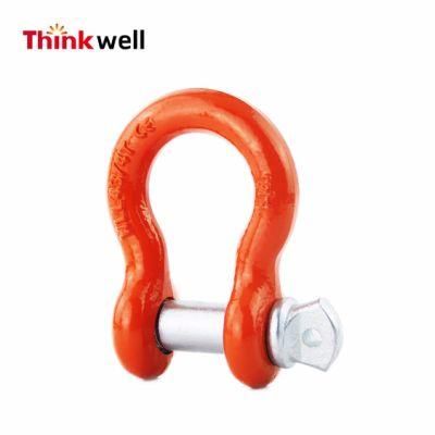 Thinkwell Forged Powder Coated 3/4&quot;, 4.75 T Bow Shackle with Screw Pin