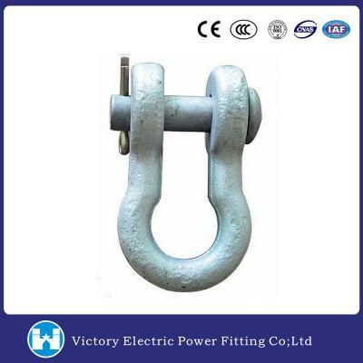 Galvanizedchain Shackle for Pole Line Hardware (E1202)