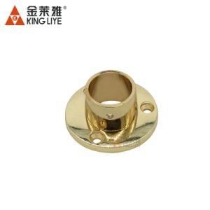 Kingliye -F954 Screw-in Support for Round Rods (chrome, Gold, Zinc alloy)
