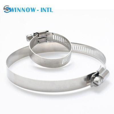 W2 Stainless Steel American Type Hose Clamp Strong Tighten American Style Clamp