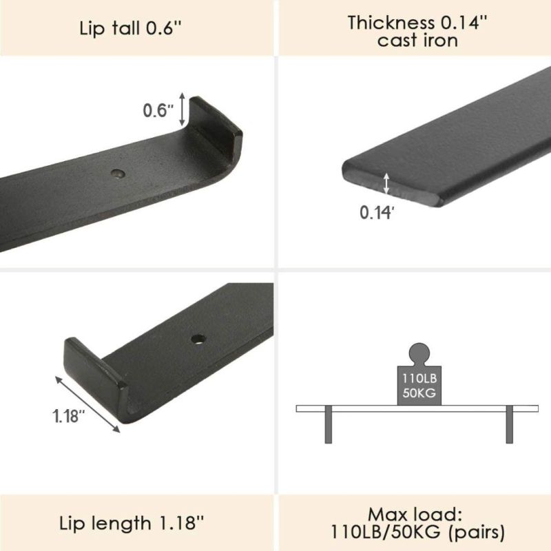 Factory Selling Metal Brackets for Shelves