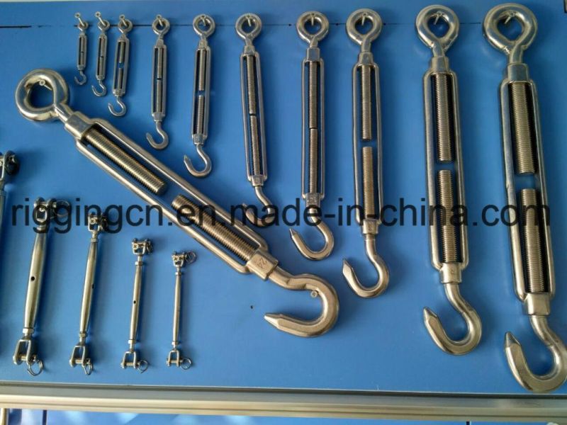 Euro Type Turnbuckle with Eye-Eye in Stainless Steel