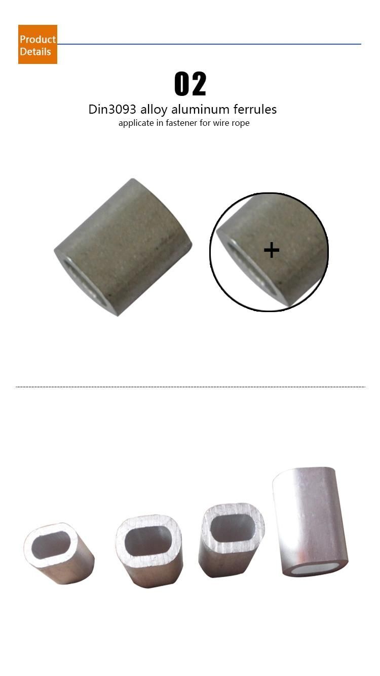 DIN3093 (EN13411-3) Aluminum Oval Sleeve