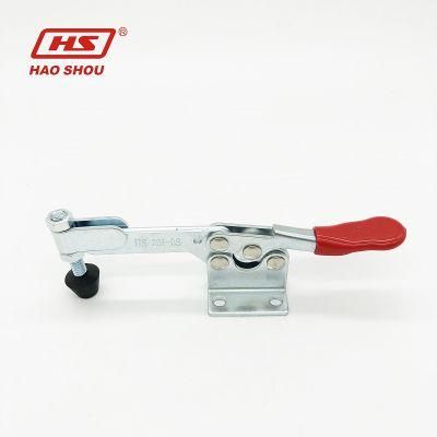 HS-201-BS Equivalent to 215-S Solid Bar Flange Base Horizontal Toggle Clamp for Hand Tool