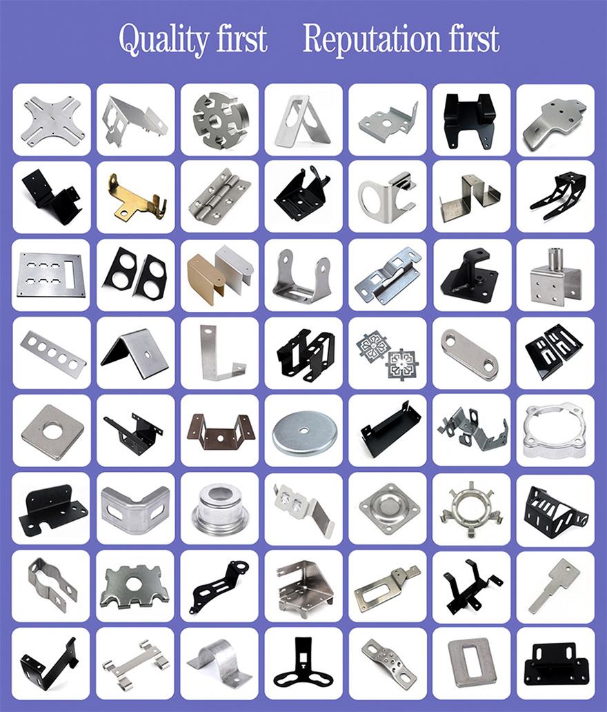 Sheet Metal Fabrication Aluminum Stamping and Bending Holder Holding Frame