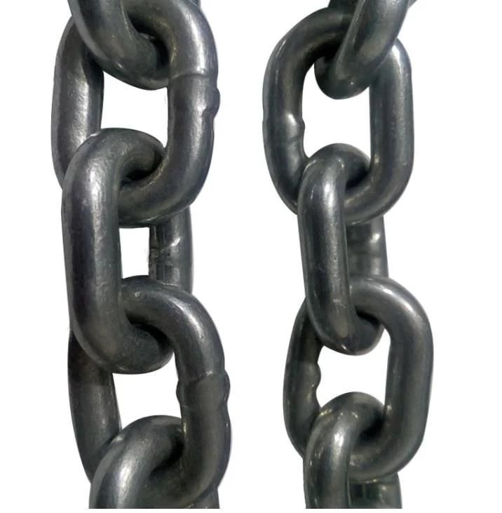 Load Chain Black Alloy Steel Iron Link Chain Heavy Duty