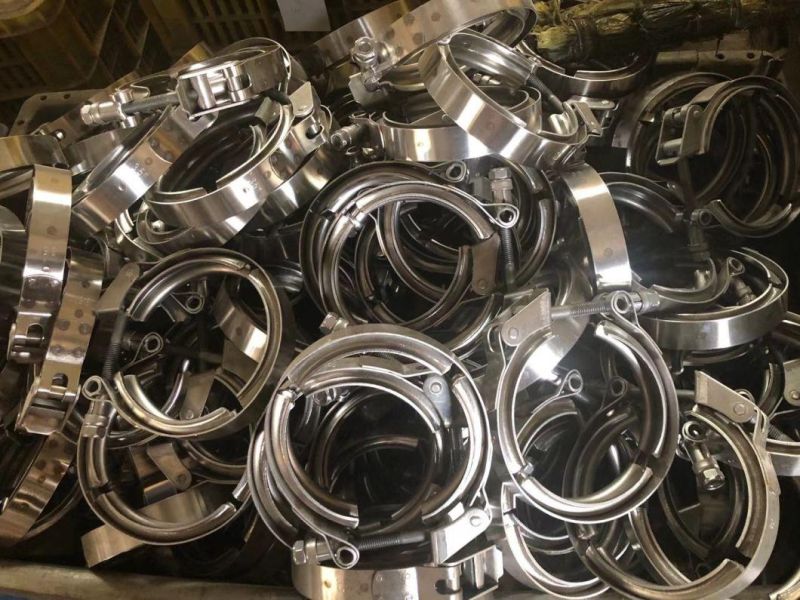 Quick Release V-Band Clamps and Male Female Flanges Kits