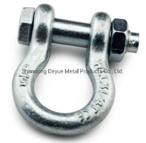 G2130 Us Type Drop Forged Lifting Bow Type Rigging Anchor Shackle