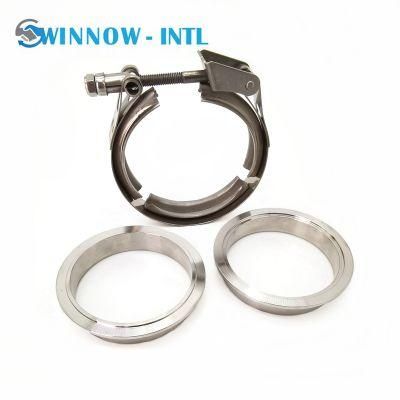 Male Female Interlocking Flanges V Band Clamp