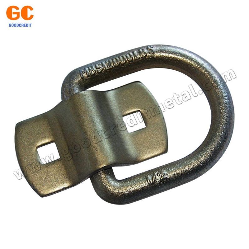 Drop Forged D Ring with Bolt-on Clip