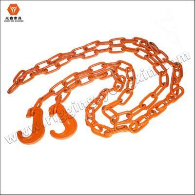 Lashing Chain Welded G70 Lashing Binder Chain with Hooks