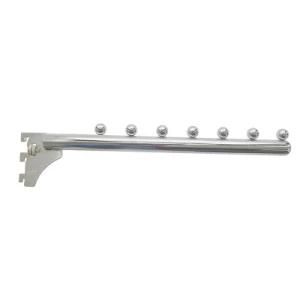 Metal Chrome Display Hook for Slotted Channel
