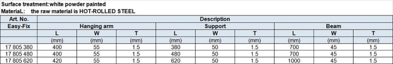 Hot Rolled Steel Support Brackets for Air Conditioner