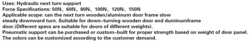 Home Furniture Hardware of Gas Support for Cabinet