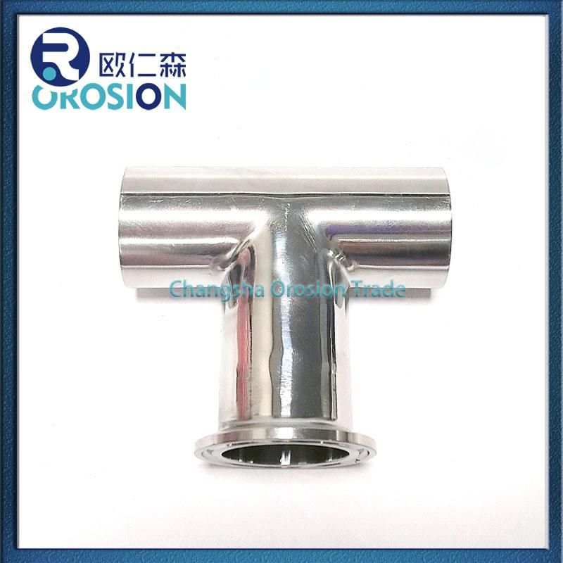Sanitary Weld Tee with Longer Section a Port Tc