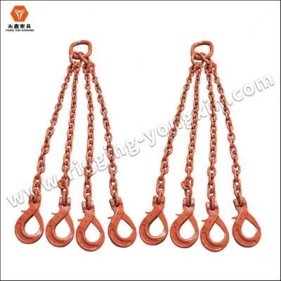 China Manufacture G80 Four Legs Safety Lifting Chain Sling
