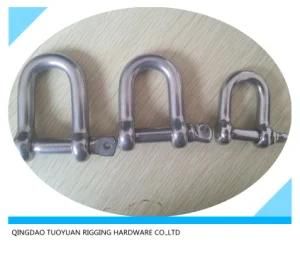 European Type D Shackle Stainless Steel Rigging