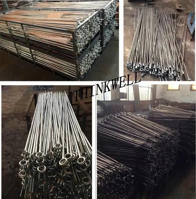 Hot DIP-Galvanized Twin Eye/Strand Screw Anchor Rod Bolt