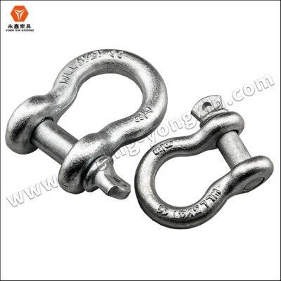 U. S Type Heavy Duty Safety Bolt Type Drop Forged Screw Pin Anchor Wire Rope Shackle 3/4&quot; Stainless Steel D Ring