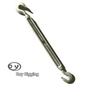 Us Fed Spec Galvanised Drop Forged Hook &amp; Hook Turnbuckle