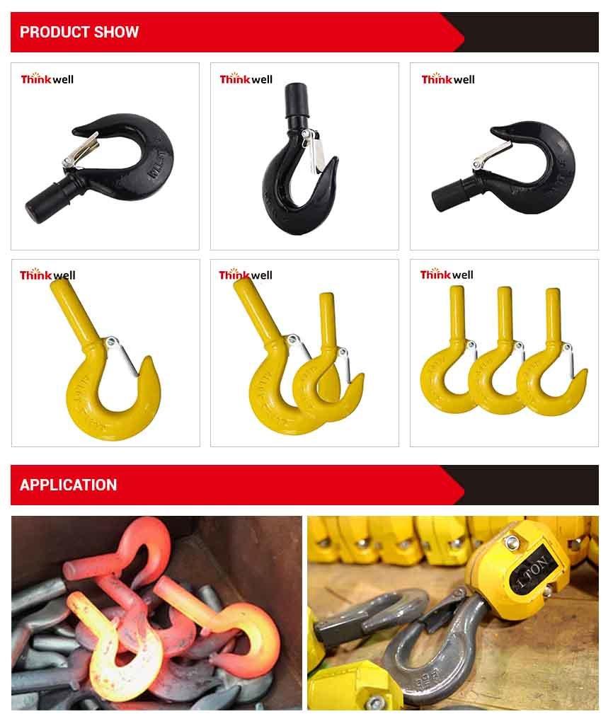 Us Type Forged Long Shank Hook with Latch