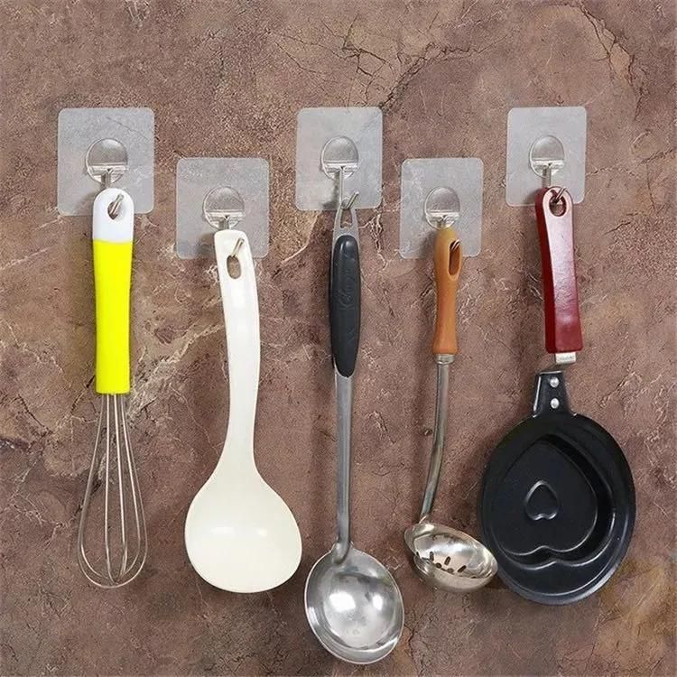 Super Sticky Hanging Hooks for Kitchen and Bathroom