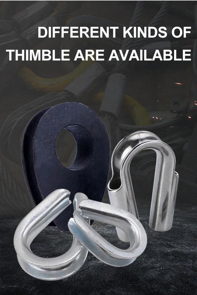 Electric Galvanized Tubular Wire Rope Tube Thimble