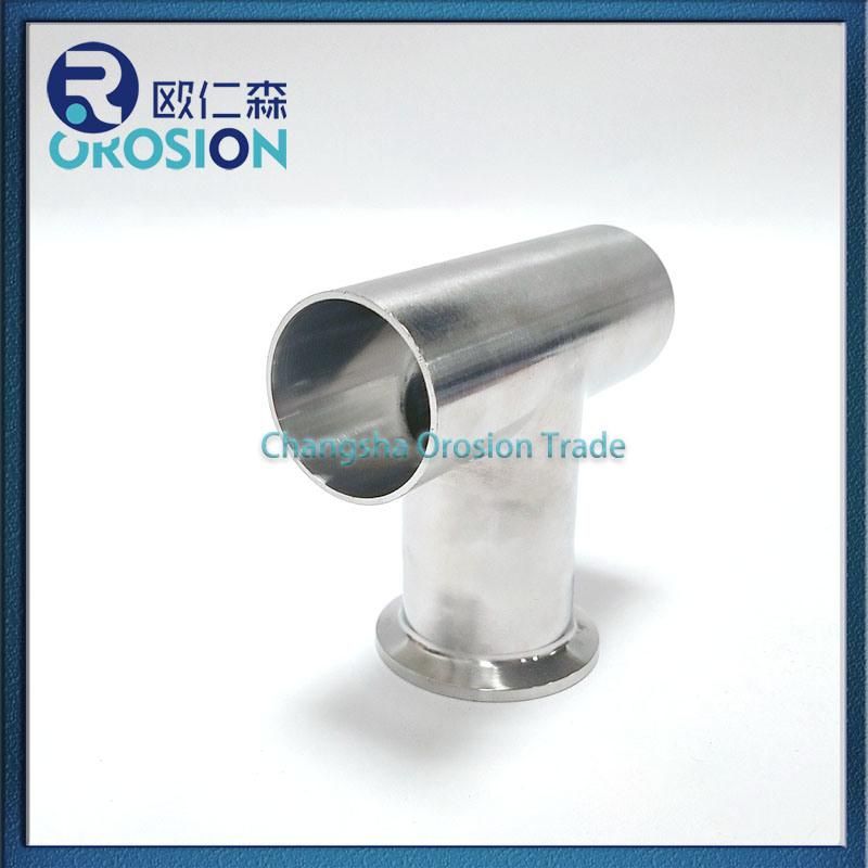 Sanitary Weld Tee with Longer Section a Port Tc