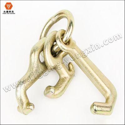 G70 5/16&prime;&prime; Rtj Hooks Forged V Towing Chains Bridle Hooks