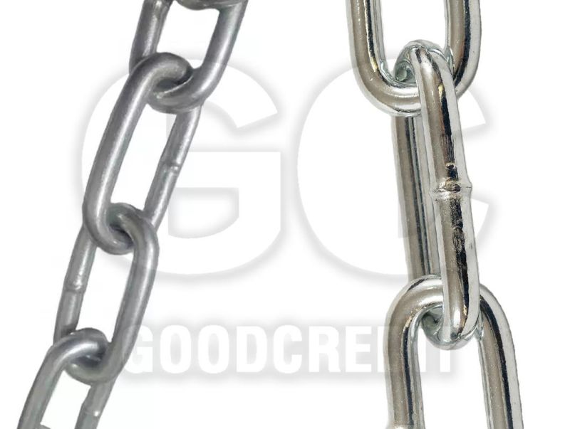 DIN 763 DIN 766 Link Chain Mild Steel or Stainless Steel 304