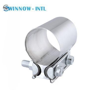 4 Inch Aluminum Steel Exhaust Pipe Band Clamp Lap Joint