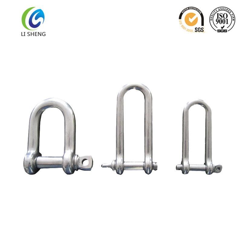 Stainless Steel and Galvanized Long Dee Shackle