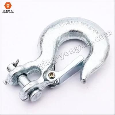 Factory Heavy Duty Crane Hook 304 316 Stainless Steel Eye Slip Hook with Latch