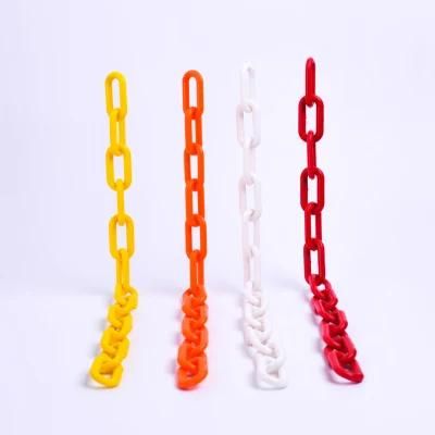 8mm White Plastic Chain for Road Safety