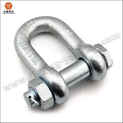 High Tensile Galvanized Anchor Safety Bolt Nut Pin Bow Shackles