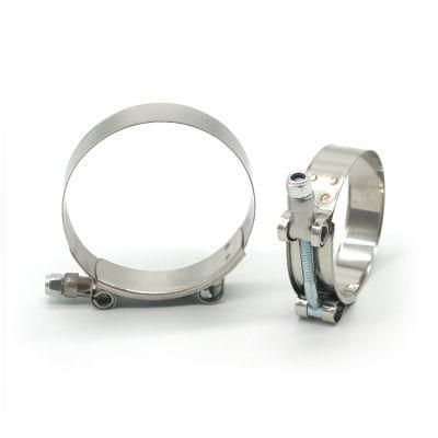 Manufacture Standard Stainless Steel 304 T-Bolt Hose Clamp