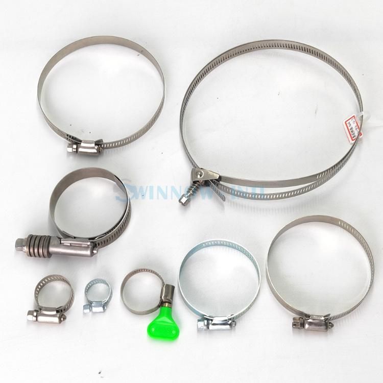 High Torque Worm Drive Hose Clamp SS304 American Type Hose Clamps