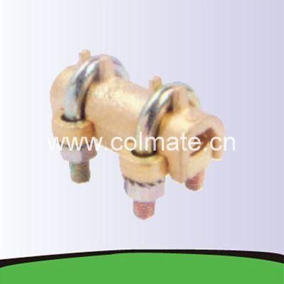 Bolt Type Clamp Brass Connector with U Bolt Power Fitting Saddle